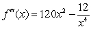 <strong>Find the third derivative of .</strong> A) B) C) D)