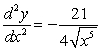 <strong>Find the second derivative of .</strong> A) B) C) D)