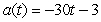 <strong>Using the position function , find the acceleration function.</strong> A) B) C) D)