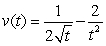 <strong>Using the position function , find the velocity function.</strong> A) B) C) D)