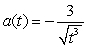 <strong>Using the position function , find the acceleration function.</strong> A) B) C) D)