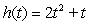 <strong>The height of an object at time t is given by . Determine the object's acceleration at t = 2.</strong> A) 10 B) 4 C) 9 D) -4
