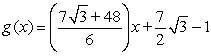 <strong>Find an equation of the line tangent to at x = 3.</strong> A) B) C) D)
