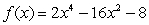 <strong>Determine the real value(s) of x for which the line tangent to is horizontal.</strong> A) x = -2, x = 2 B) x = 0, x = -2, x = 2 C) x = 0 D) x = 0, x = 2