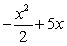 <strong>Find the second-degree polynomial (of the form ax<sup>2</sup> + bx + c) such that f(0) = 0, f '(0) = 5, and f ''(0) = 1.</strong> A) B) C) D)