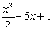 <strong>Find the second-degree polynomial (of the form ax<sup>2</sup> + bx + c) such that f(0) = 0, f '(0) = 5, and f ''(0) = 1.</strong> A) B) C) D)
