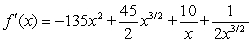 <strong>Find the derivative of .</strong> A) B) C) D)