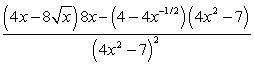 <strong>Find the derivative of the function. </strong> A) B) C) D)