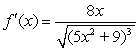 <strong>Find the derivative of .</strong> A) B) C) D)