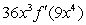 <strong>Find the derivative where f is an unspecified differentiable function. </strong> A) B) C) D)