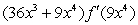 <strong>Find the derivative where f is an unspecified differentiable function. </strong> A) B) C) D)