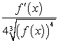 <strong>Find the derivative where f is an unspecified differentiable function. </strong> A) B) C) D)