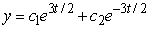 <strong>Identify the general solution of the the differential equation .</strong> A) B) C) D)