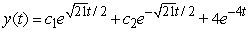 <strong>Find the general solution of , given the particular solution .</strong> A) B) C) D)