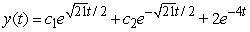 <strong>Find the general solution of , given the particular solution .</strong> A) B) C) D)