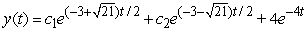 <strong>Find the general solution of , given the particular solution .</strong> A) B) C) D)
