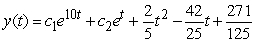 <strong>Find the general solution of , given the particular solution .</strong> A) B) C) D)