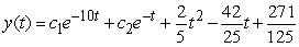 <strong>Find the general solution of , given the particular solution .</strong> A) B) C) D)