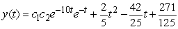<strong>Find the general solution of , given the particular solution .</strong> A) B) C) D)