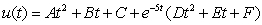 <strong>Determine the form of a particular solution of the equation. </strong> A) B) C) D)