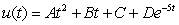 <strong>Determine the form of a particular solution of the equation. </strong> A) B) C) D)