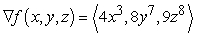 <strong>Find the gradient field corresponding to </strong> A) B) C) D)