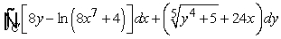<strong>Use Green's Theorem to evaluate where C is curve bounded by and </strong> A) B) 64 C) D) 0