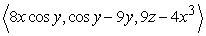 <strong>Find the divergence of .</strong> A) 0 B) C) D)