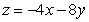 Set up a double integral that equals where S is the portion of the plane above the rectangle