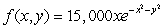 <strong>Suppose that is the population density of a species of a certain small animal. Estimate the population in the triangular region and .</strong> A) 4578 B) 1916 C) 4704 D) 1740