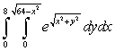 <strong>Evaluate the iterated integral by converting to polar coordinates. </strong> A) B) C) D)