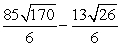 <strong>Find the surface area of between , and .</strong> A) B) C) D)