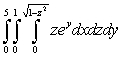 <strong>Evaluate the triple integral. </strong> A) B) C) D)