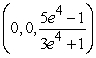<strong>Find the center of mass of the solid with density and the given shape. ,</strong> A) B) C) D)