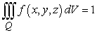 <strong>A function is a pdf on the three-dimensional region Q if for all in Q and . Find k such that is a pdf on the region bounded by z = 0, z = 3, x = 0, x = 1, y - z = 0 , and y - z = 3.</strong> A) B) C) D)