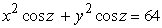 <strong>Write the equation in cylindrical coordinates.</strong> A) B) C) D)