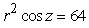 <strong>Write the equation in cylindrical coordinates.</strong> A) B) C) D)