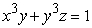 Convert the equation   into spherical coordinates.