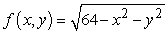 <strong>Describe the range of the function. </strong> A) B) C) D)