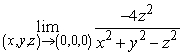 Show that the limit does not exist.