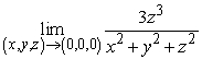 Show that the indicated limit exists.