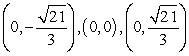 <strong>Find all points at which . </strong> A) B) C) D) (0, 0)