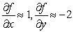 <strong>Use the contour plot to estimate and at the origin. </strong> A) B) C) D)