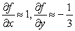 <strong>Use the contour plot to estimate and at the origin. </strong> A) B) C) D)