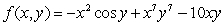<strong>Find a function with the given properties. </strong> A) B) C) D)