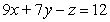 <strong>Find an equation for the tangent plane at the given point. </strong> A) B) C) D)