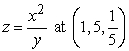 <strong>Find an equation for the tangent plane at the given point. </strong> A) B) C) D)