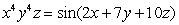 Use implicit differentiation to find and Assume that the equation defines z as a differentiable function near each