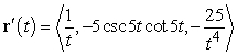 <strong>Find the derivative of the given vector-valued function. </strong> A) B) C) D)