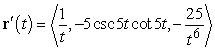 <strong>Find the derivative of the given vector-valued function. </strong> A) B) C) D)